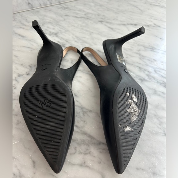 Stuart Weitzman Linsi Pointed Toe Slingback Pump - Picture 7 of 8